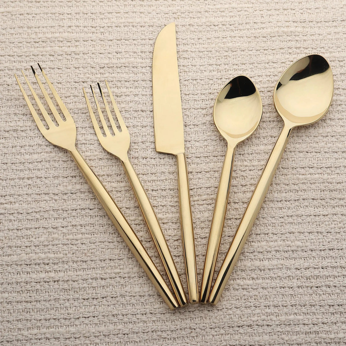 Brio PVD 5 Pc. Flatware Set-flatware set-Parc Decor