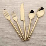 Brio PVD 5 Pc. Flatware Set-flatware set-Parc Decor