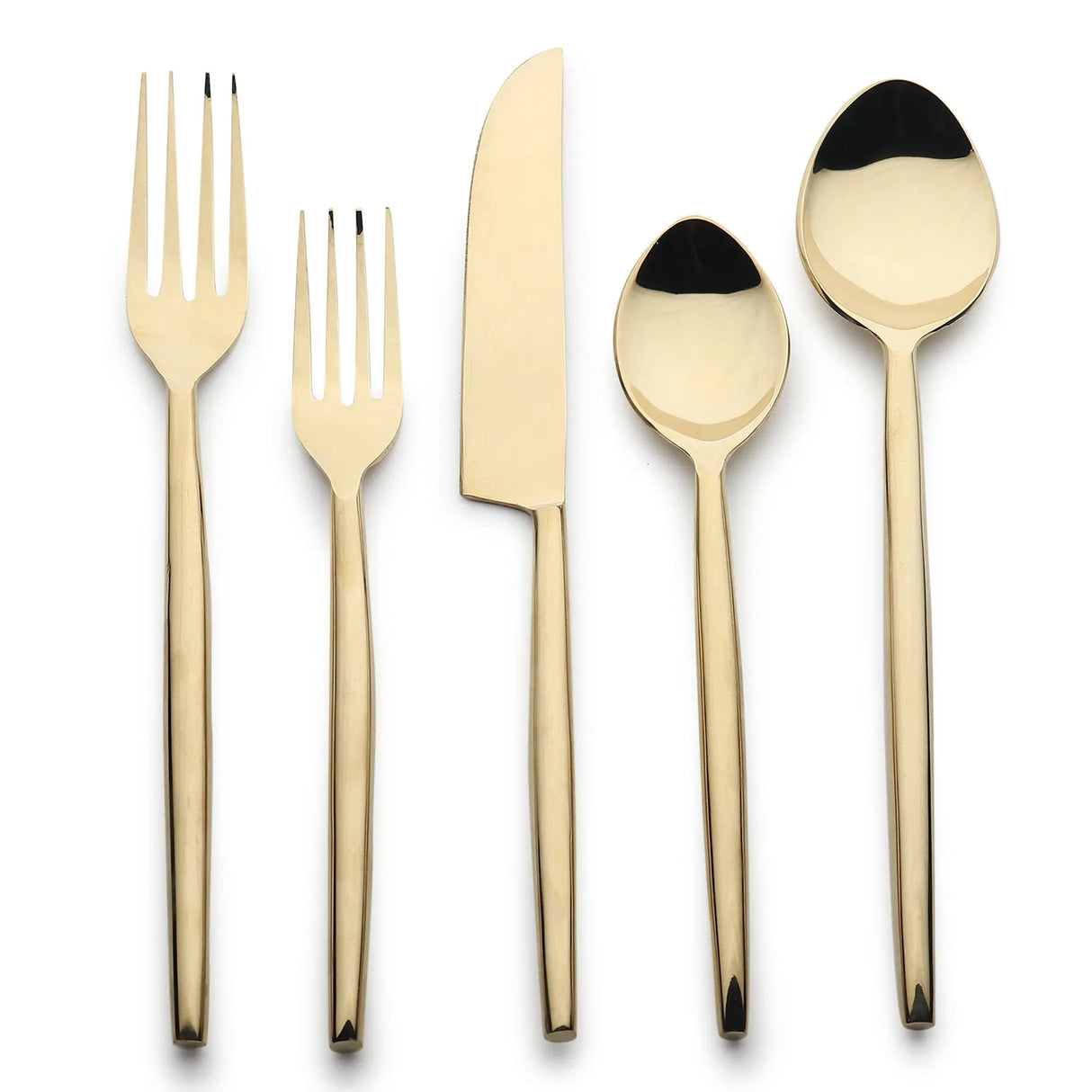 Brio PVD 5 Pc. Flatware Set-flatware set-Parc Decor