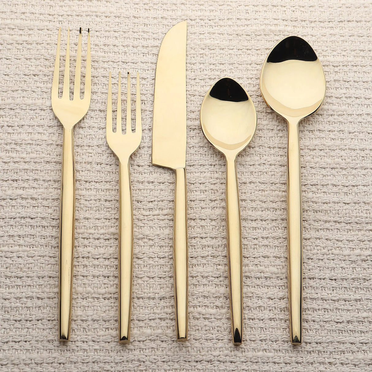 Brio PVD 5 Pc. Flatware Set-flatware set-Parc Decor