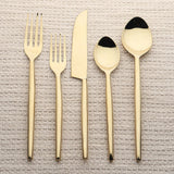 Brio PVD 5 Pc. Flatware Set-flatware set-Parc Decor