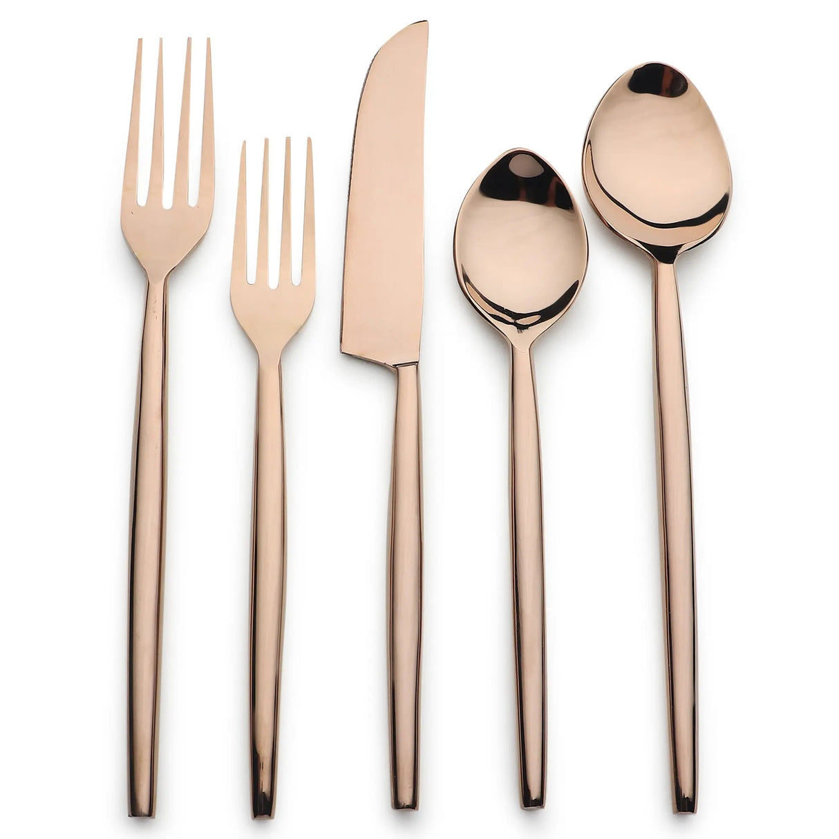 Brio PVD 5 Pc. Flatware Set-flatware set-Parc Decor