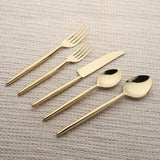 Brio PVD 5 Pc. Flatware Set-flatware set-Parc Decor