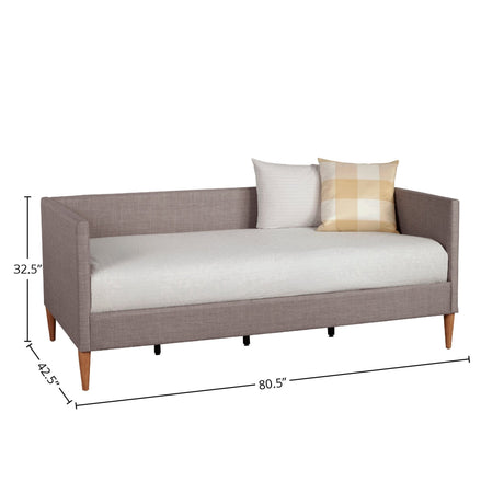 Britney Daybed, Dark Grey Linen-Beds-Parc Decor