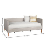 Britney Daybed, Light Grey Linen