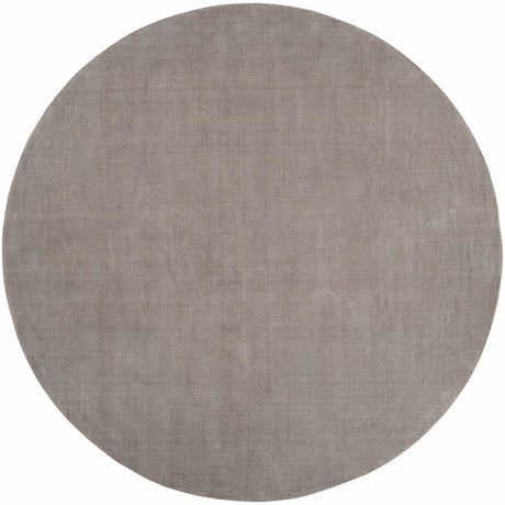 Brockton Solid Gray Wool Rug-Rugs-Parc Decor