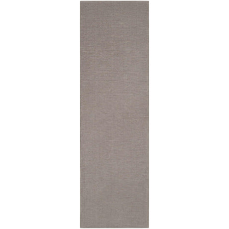 Brockton Solid Gray Wool Rug-Rugs-Parc Decor
