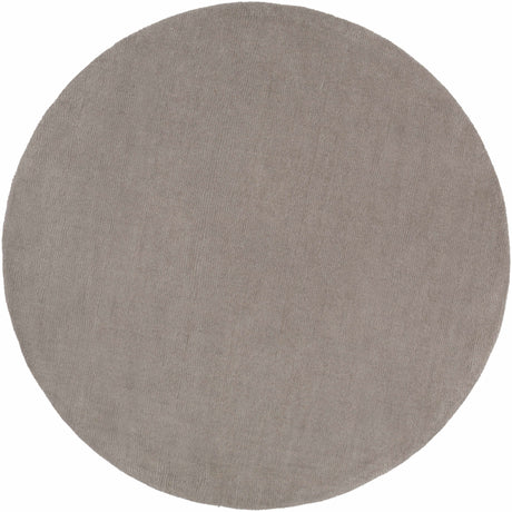 Brockton Solid Gray Wool Rug-Rugs-Parc Decor