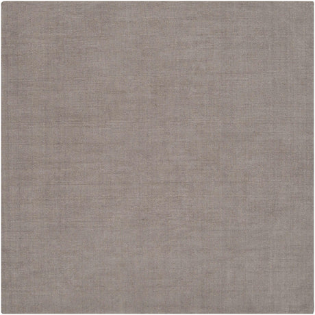 Brockton Solid Gray Wool Rug-Rugs-Parc Decor