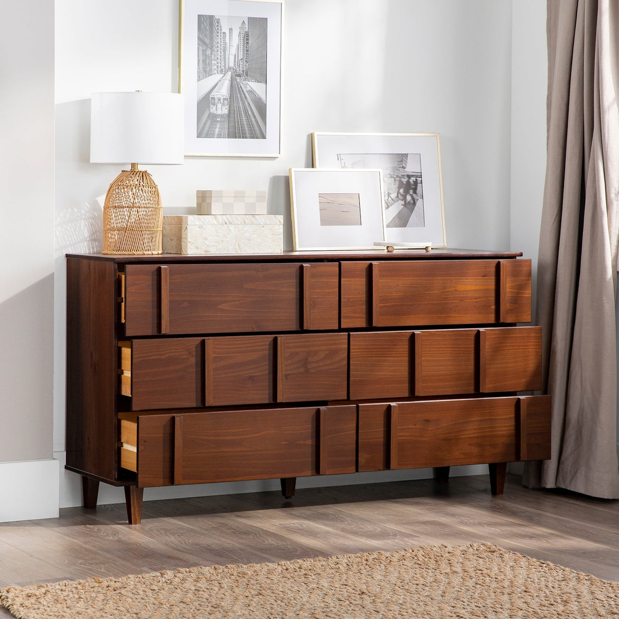 Bronx Modern Solid Wood Dresser-Bedroom-Parc Decor