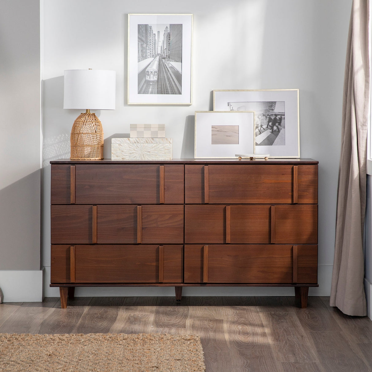 Bronx Modern Solid Wood Dresser-Bedroom-Parc Decor