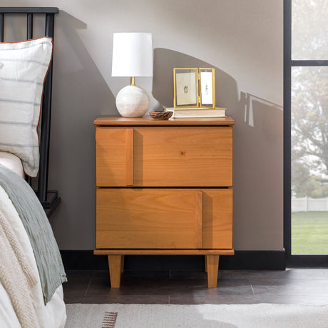 Bronx Modern Solid Wood Nightstand-Bedroom-Parc Decor