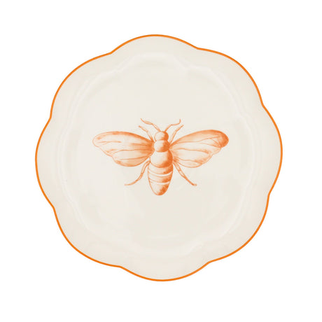 Bumble Homecoming Scalloped Ceramic Starter Plates – Case of 12 (+3 Bonus Plates)
