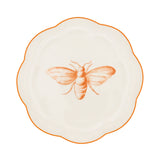 Bumble Homecoming Scalloped Ceramic Starter Plates – Set of 4 (+1 Bonus Plate)