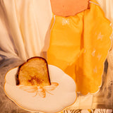 Bumble Homecoming Scalloped Starter Plate - Set of 4 (+1 Bonus Plate)-Starter Plate-Parc Decor