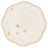 Bumble Voyage Scalloped Ceramic Dinner Plates – Case of 12 (+3 Bonus Plates)
