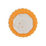 Bumble Voyage Scalloped Dinner Plate - Case of 12 Plates (+3 Bonus Plates)-Dinner Plate-Parc Decor