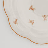Bumble Voyage Scalloped Dinner Plate - Case of 12 Plates (+3 Bonus Plates)-Dinner Plate-Parc Decor