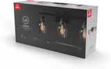 Bunbury 5-Piece "All-in-One" Bathroom Set, Matte Black, 3-Light Vanity Light Combo