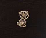 Bunny Napkin Ring – 3.5” Handwoven Iraca Palm – Artisan Spring Table Decor from Peru-Napkins-Parc Decor