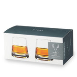 Burke Crystal Whiskey Glasses Set of 2-product_type::stemless_cocktail_glasses-Parc Decor
