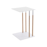 C Side Table (22" H) - Steel + Wood-End + Side Tables-Parc Decor