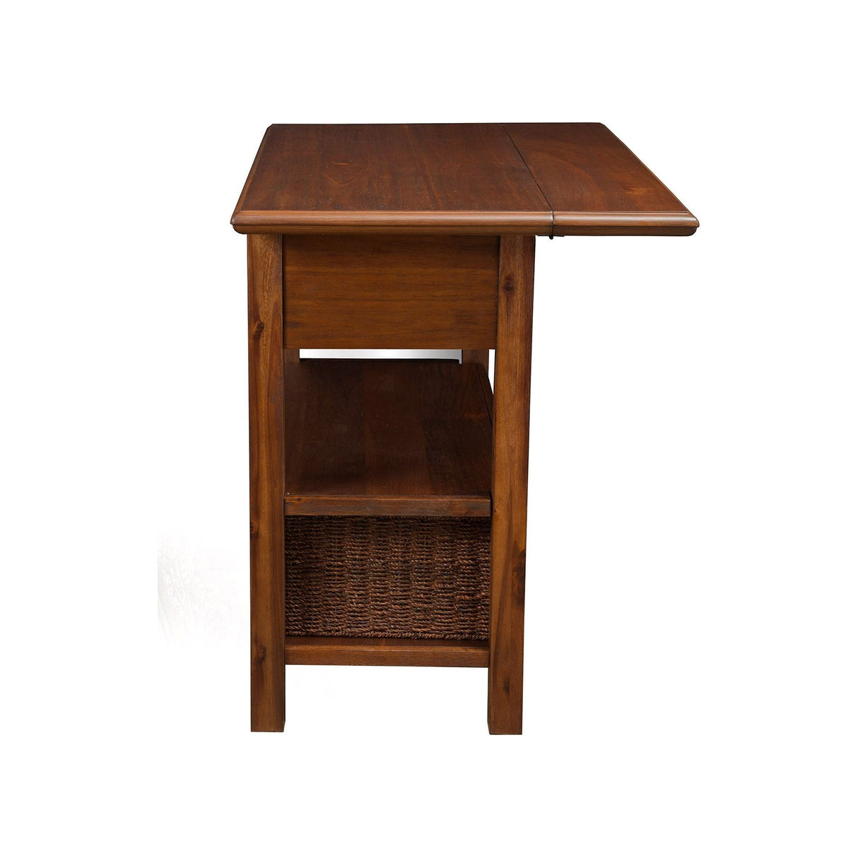 Caldwell Kitchen Cart, Antique Cappuccino-Coffee & Cocktail Tables-Parc Decor