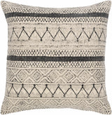 Calliope Monochrome Patterned Throw Pillow-Throw Pillows-Parc Decor