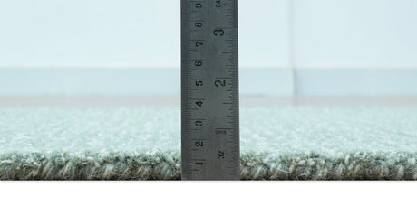Cam Custom Made Modern Style Teal Hand Tufted Wool Rug