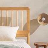 Cama Mid-Century Modern Solid Wood Spindle Bedframe-Bedroom-Parc Decor