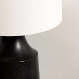 Canayan Black and Natural Resin Table Lamp-Lighting-Parc Decor