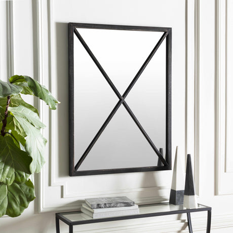 Candon Black Framed Mirror-Mirrors-Parc Decor