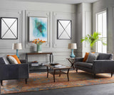 Candon Black Framed Mirror-Mirrors-Parc Decor