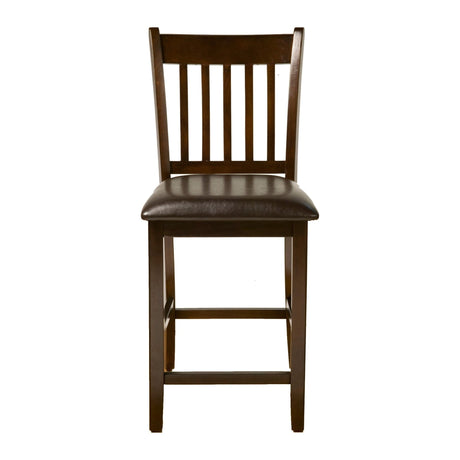 Capitola Faux Marble 5 Piece Pub Set, Espresso-Pub Set-Parc Decor