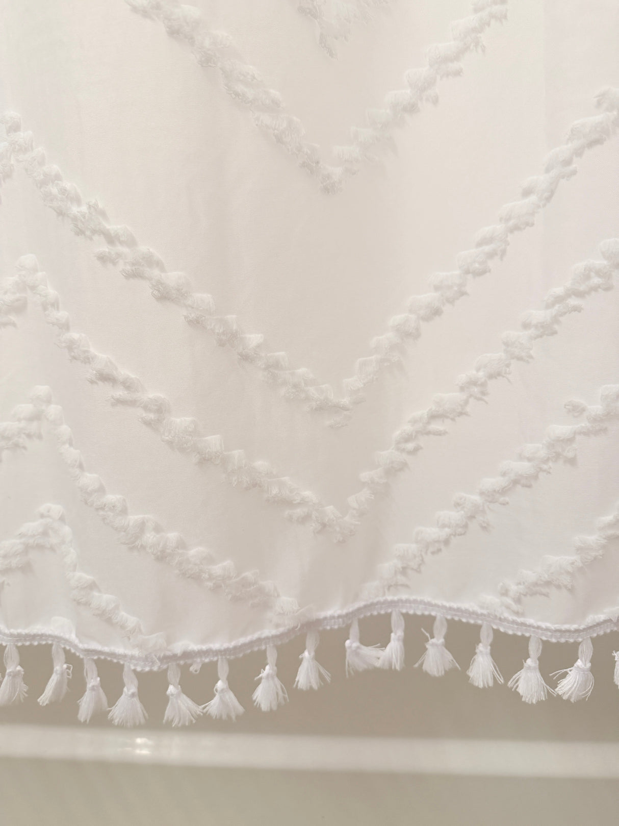 Capri Tufted Shower Curtain