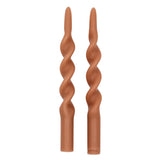 Caramel Swirl Candle - Pack of 2-Candle-Parc Decor