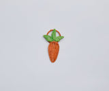 Carrot Napkin Ring – 3.5” Handwoven Iraca Palm – Artisan Spring Table Decor from Colombia-Napkins-Parc Decor