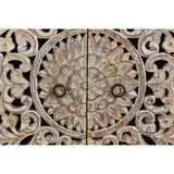 Carved Wooden 4-Door Sideboard