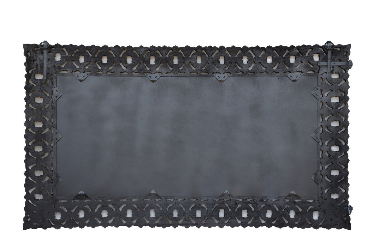 Carved Wooden Mirror-mirrors-Parc Decor