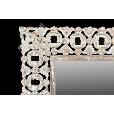 Carved Wooden Mirror