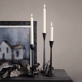 Cast Iron Taper Candle Holder-Candles and Candle Accessories-Parc Decor