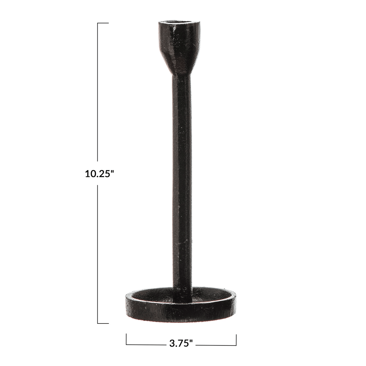 Cast Iron Taper Candle Holder-Candles and Candle Accessories-Parc Decor