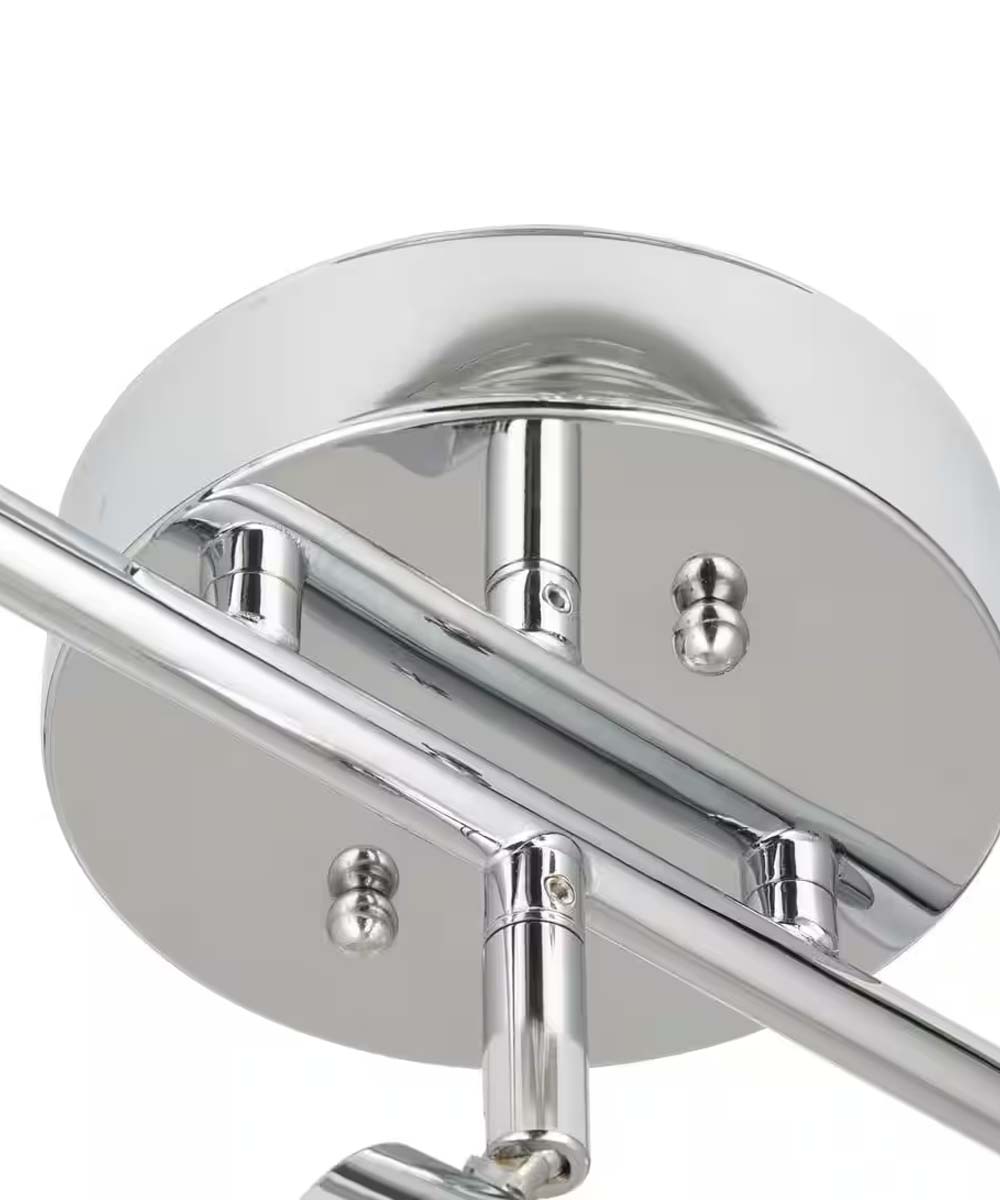 Catalina 19"W 3-Light LED Track Bar Light Fixture Brushed Nickel with Bubble Glass Shades-Semi Flush Mount-Parc Decor