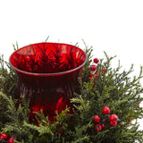 Cedar Berry Candelabrum-Arrangement-Parc Decor