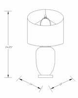 Cedar Table Lamp - Clearance-Lighting-Parc Decor