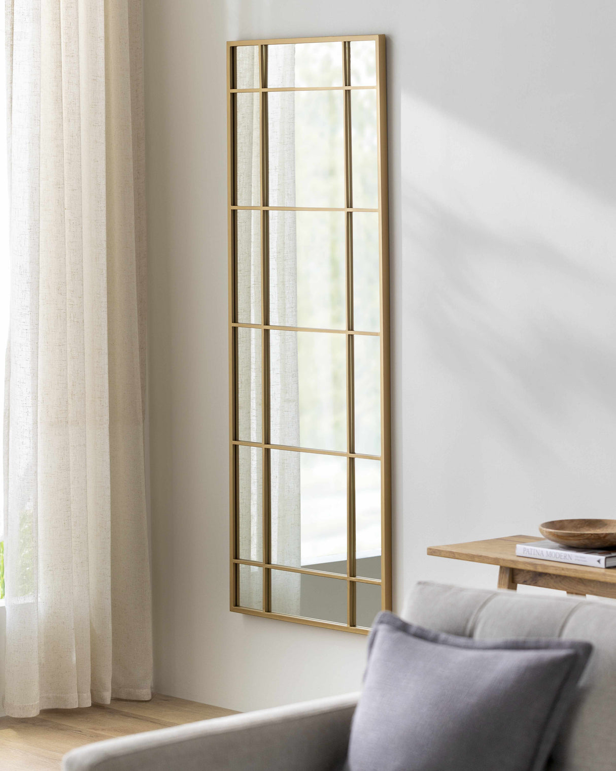 Cersosimo Round Gold Framed Mirror-Mirrors-Parc Decor