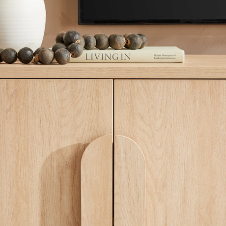 Chantelle Modern Curved Buffet Sideboard and TV Stand-Dining / Kitchen-Parc Decor