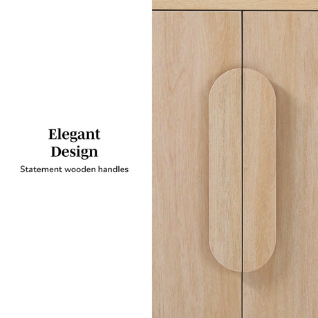 Chantelle Modern Curved Buffet Sideboard and TV Stand-Dining / Kitchen-Parc Decor