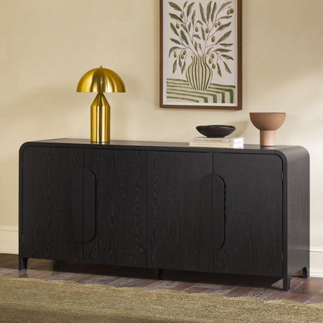 Chantelle Modern Curved Buffet Sideboard and TV Stand-Dining / Kitchen-Parc Decor
