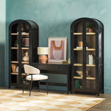 Chantelle Modern Curved Writing Desk